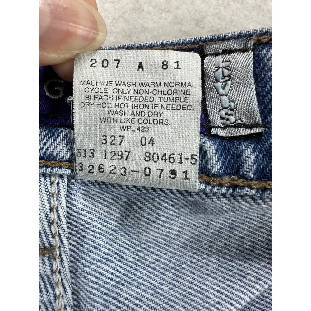 Vintage Levis SilverTab Baggy Denim Shorts Mens 34 Blue Made in USA 90s